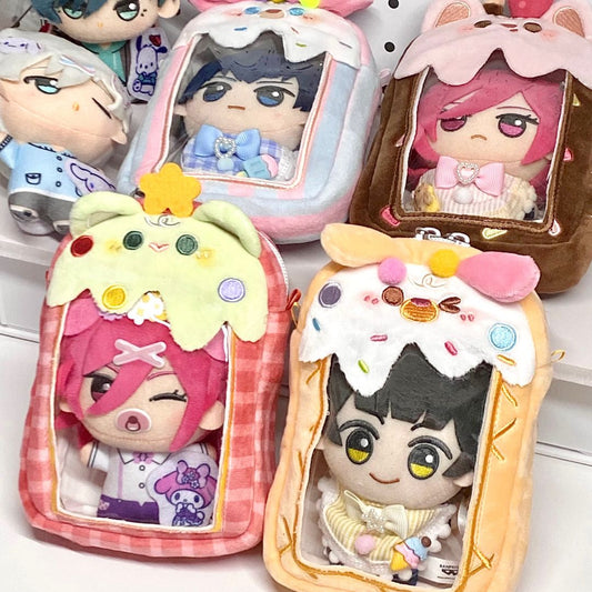 In Stock 4" 10cm animal plush bag
