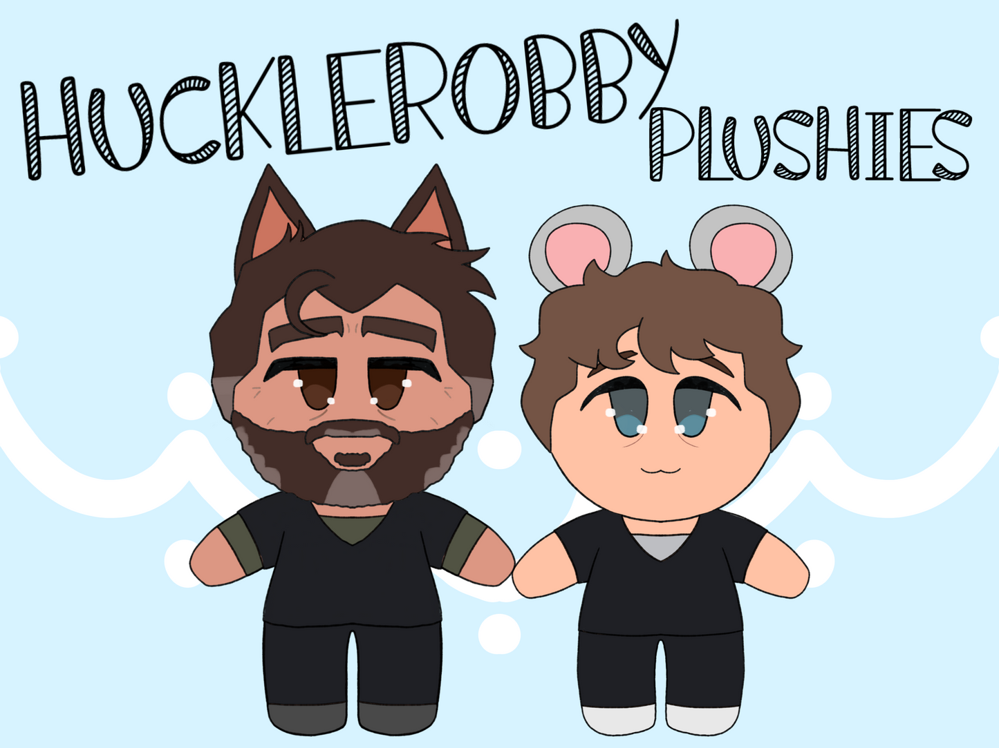 hucklerobby kemonomimi plushies