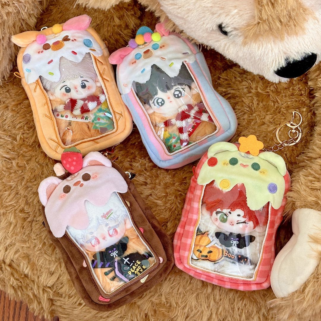In Stock 4" 10cm animal plush bag