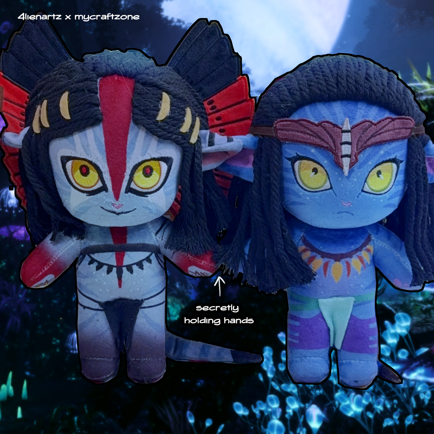 NEYTIRI & VARANG-Avatar-Plushies