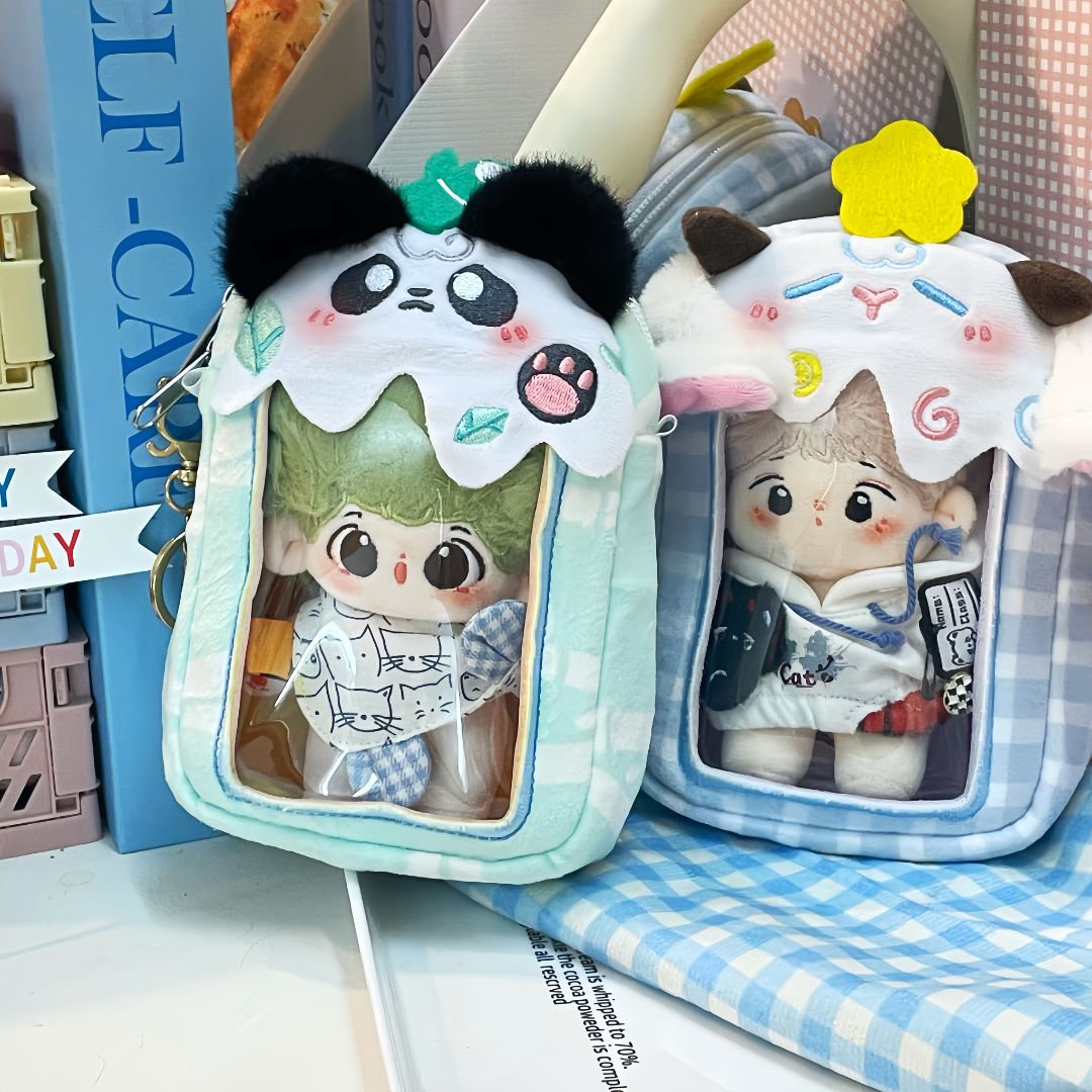 In Stock 4" 10cm animal plush bag
