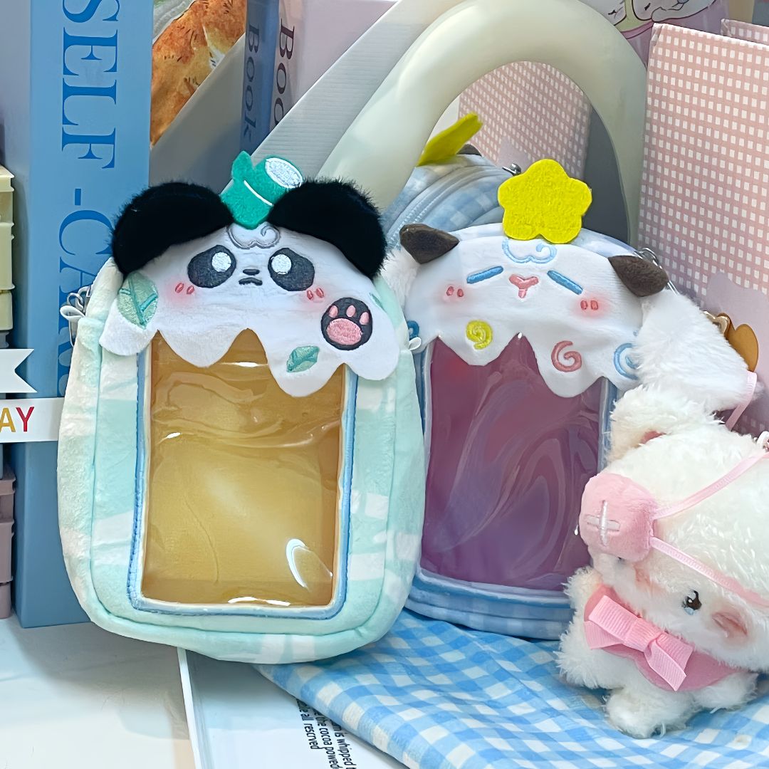 In Stock 4" 10cm animal plush bag