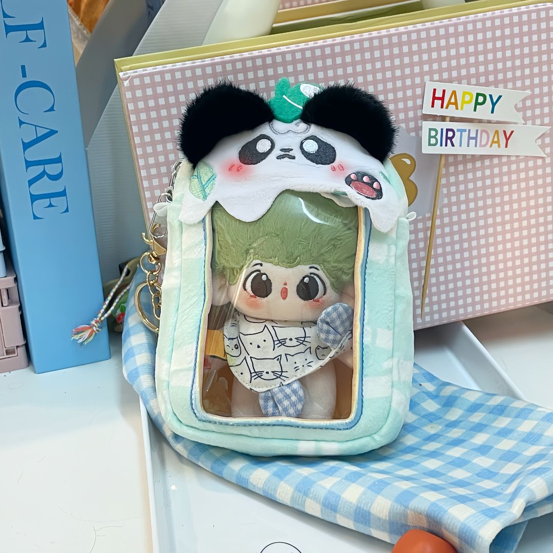 In Stock 4" 10cm animal plush bag