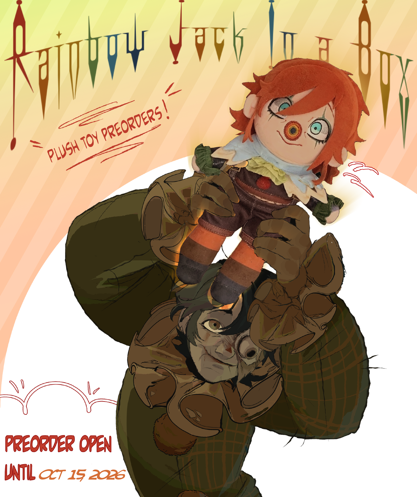 Rainbow Jack Plush Toy