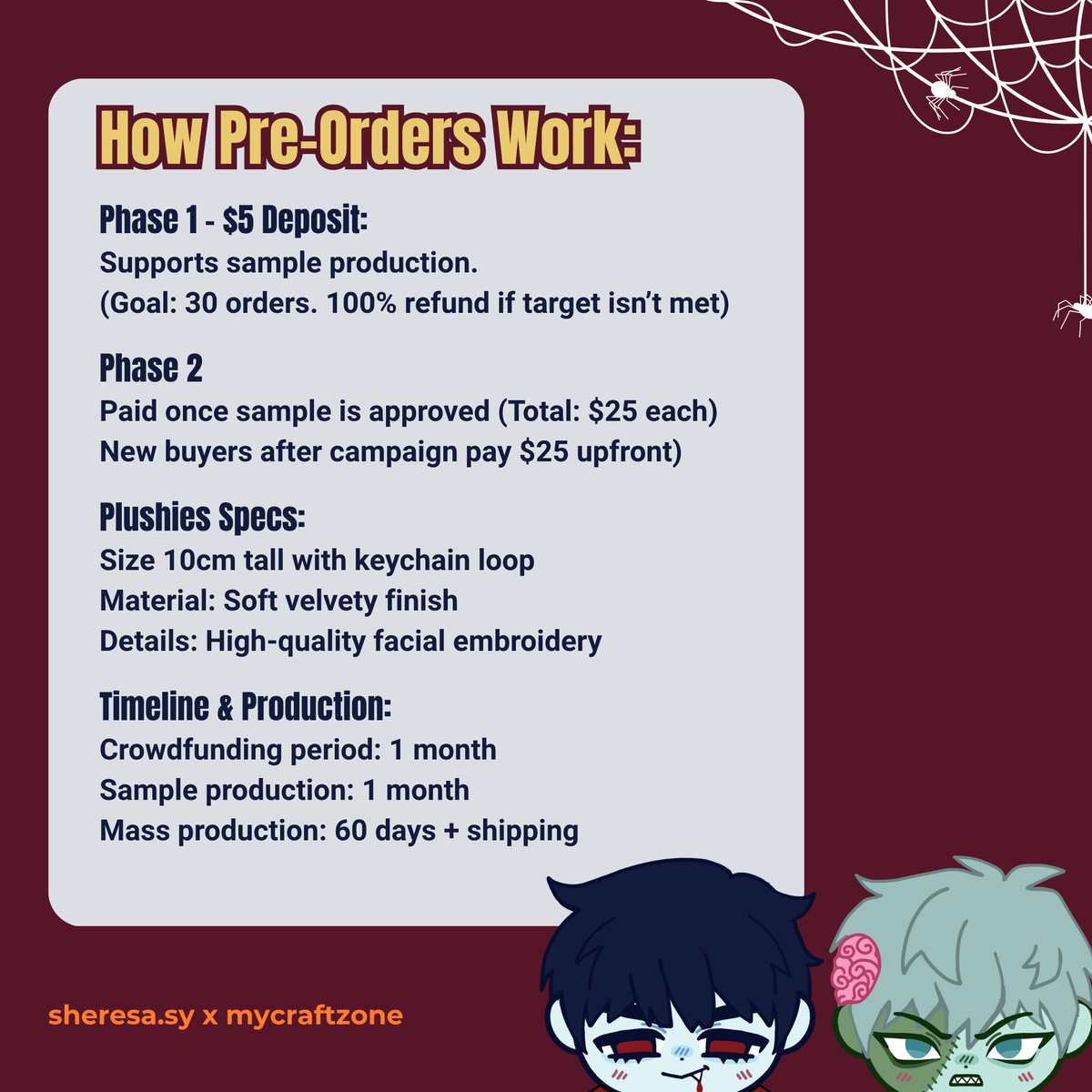 🎃 Ivan & Till Plushies — Halloween Sample Crowdfunding by sheresa.sy