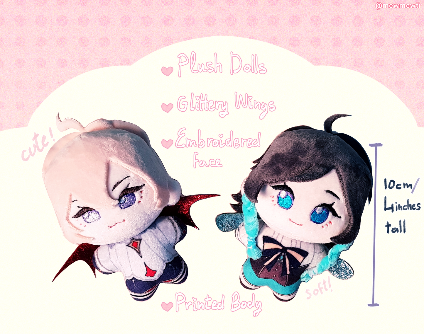 Venti & Dahlia Plushies | Venlia