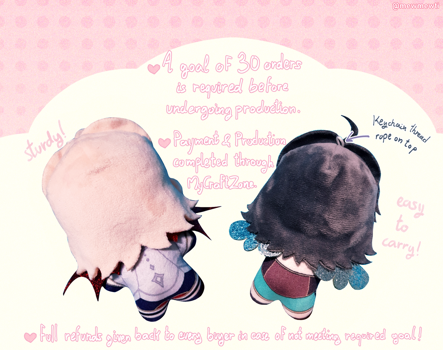 Venti & Dahlia Plushies | Venlia