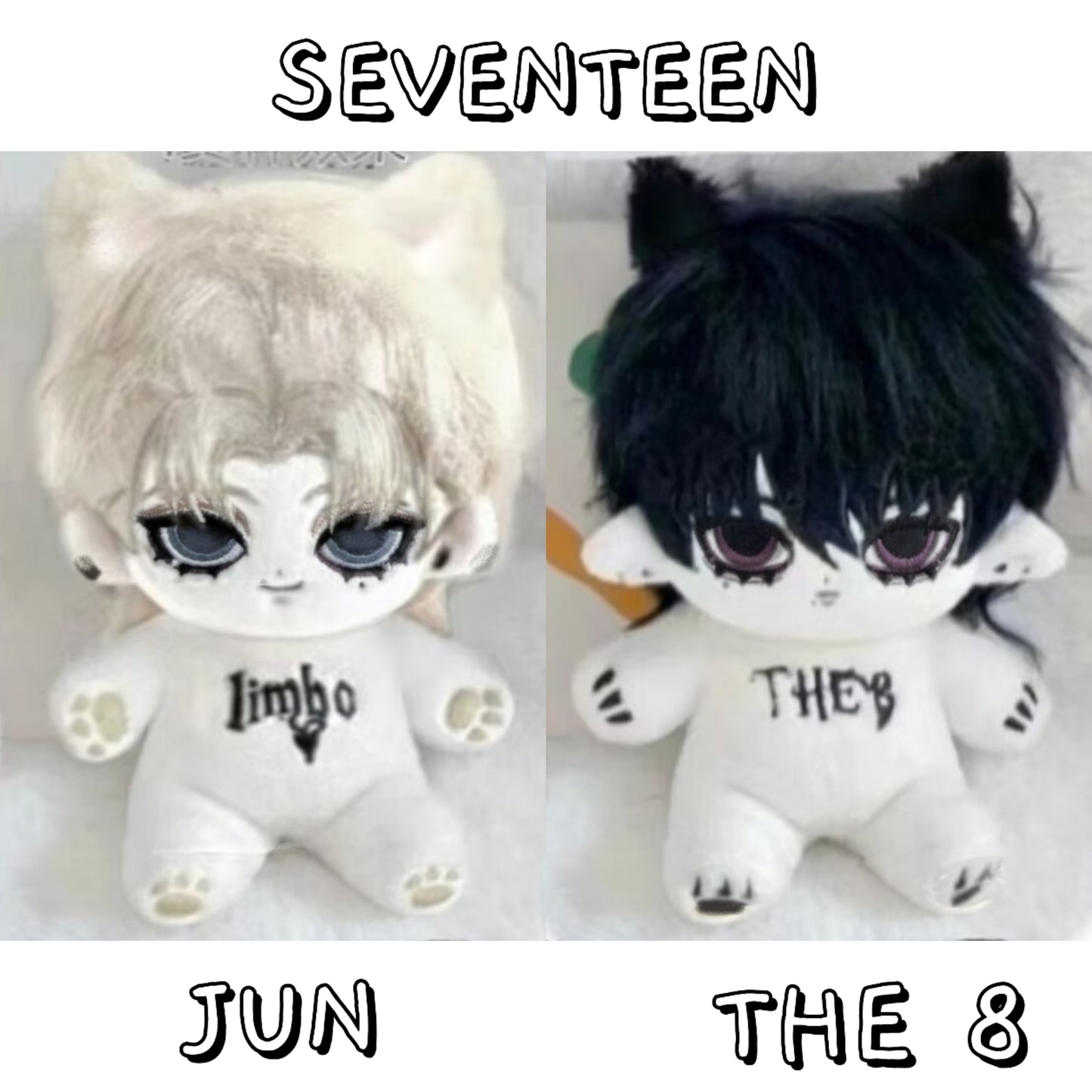 SEVENTEEN JUN & THE 8 : Junhao Abi 10cm dolls