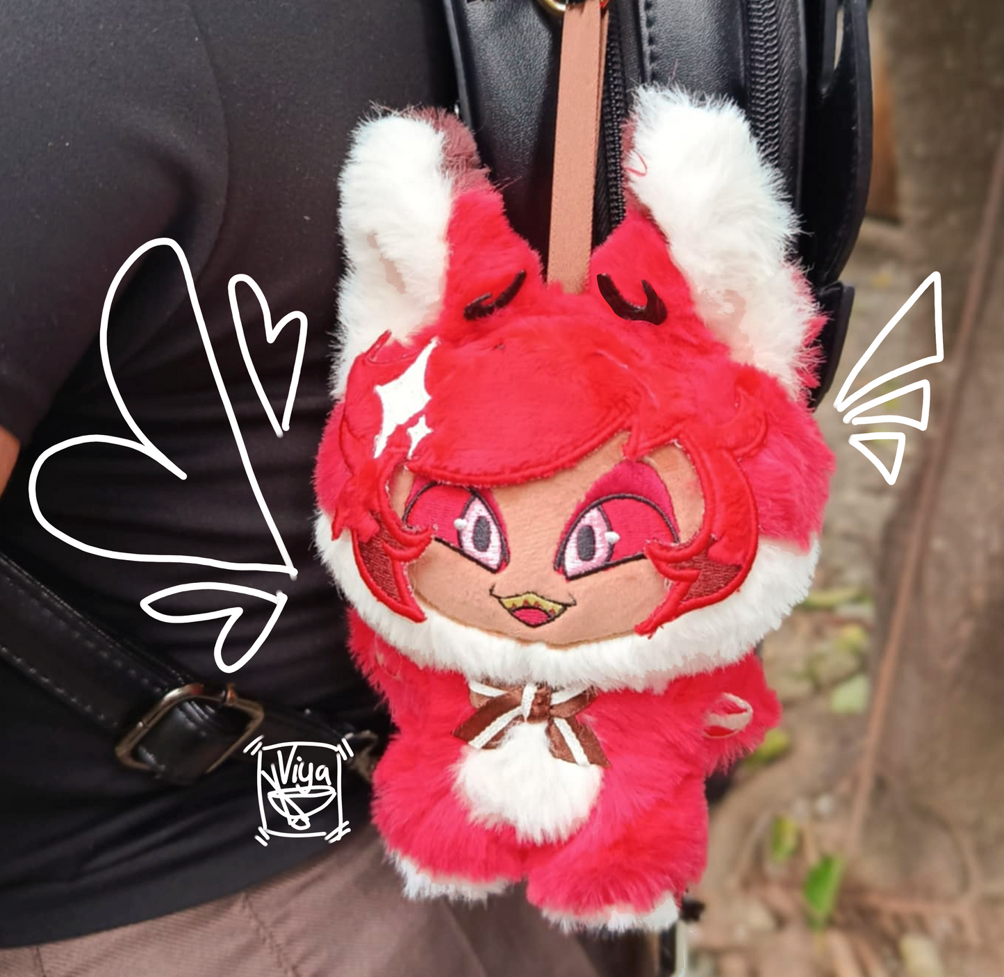 Alastor Plush Pendant (LabuAlastor)