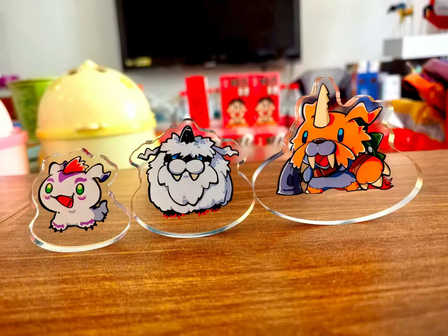 Fan-made acrylic items