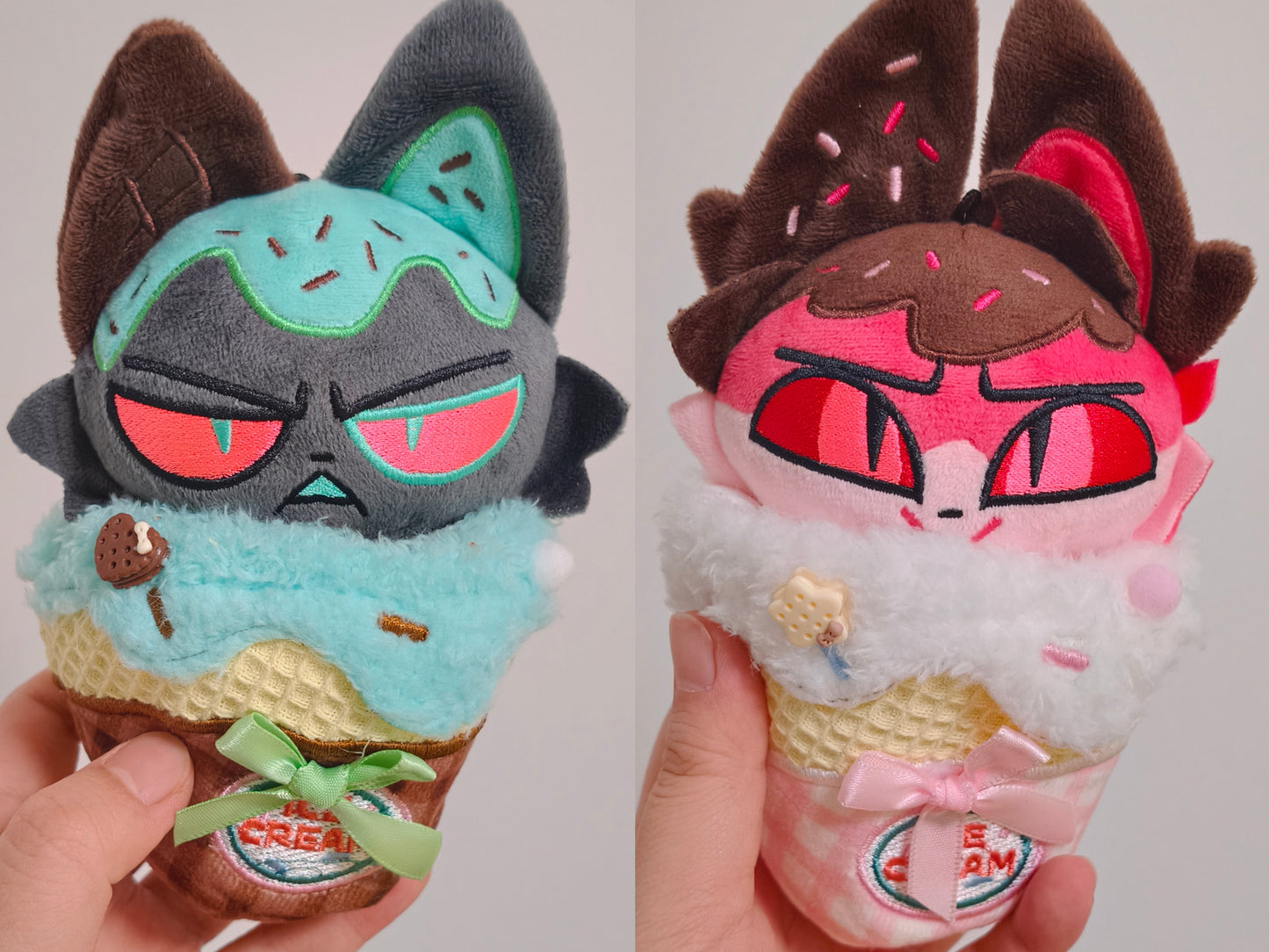 Chocolate ice cream Voxal Plushies Pre-order