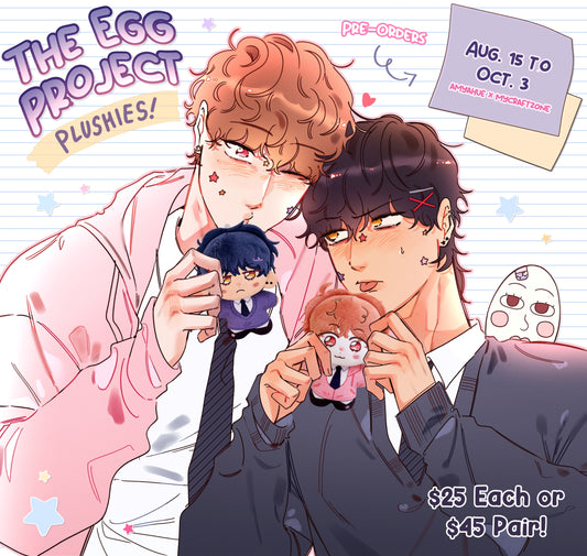 The Egg Project Plushies