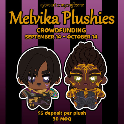 MelVika Plushies Crowdfunding by ayoroart