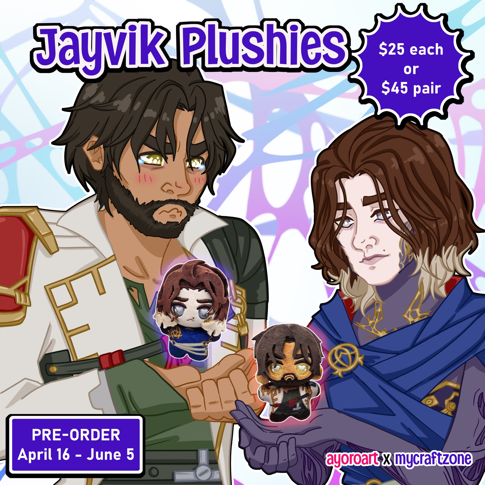 [in production]Jayvik Plushies by ayoroart