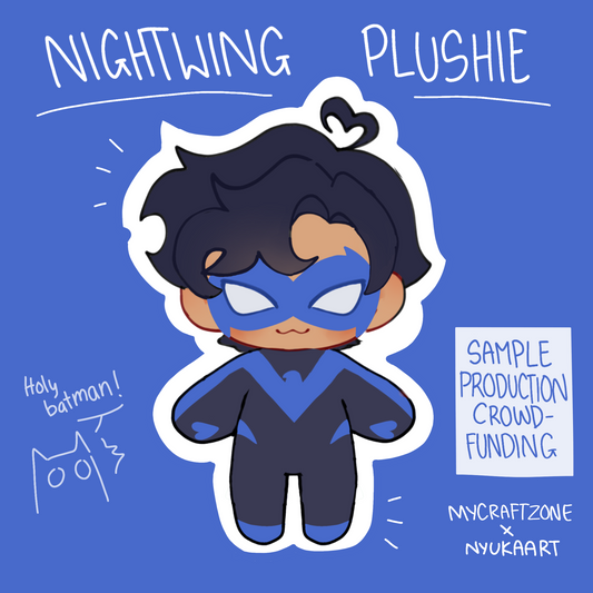[sample production] Silly Nightwing Plushie