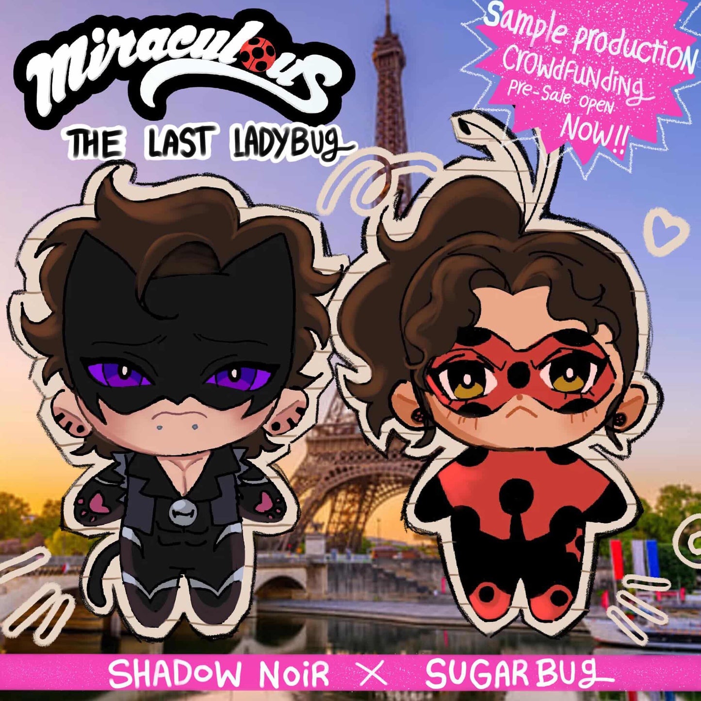Miraculous Plushie Sample Production Crowdfunding