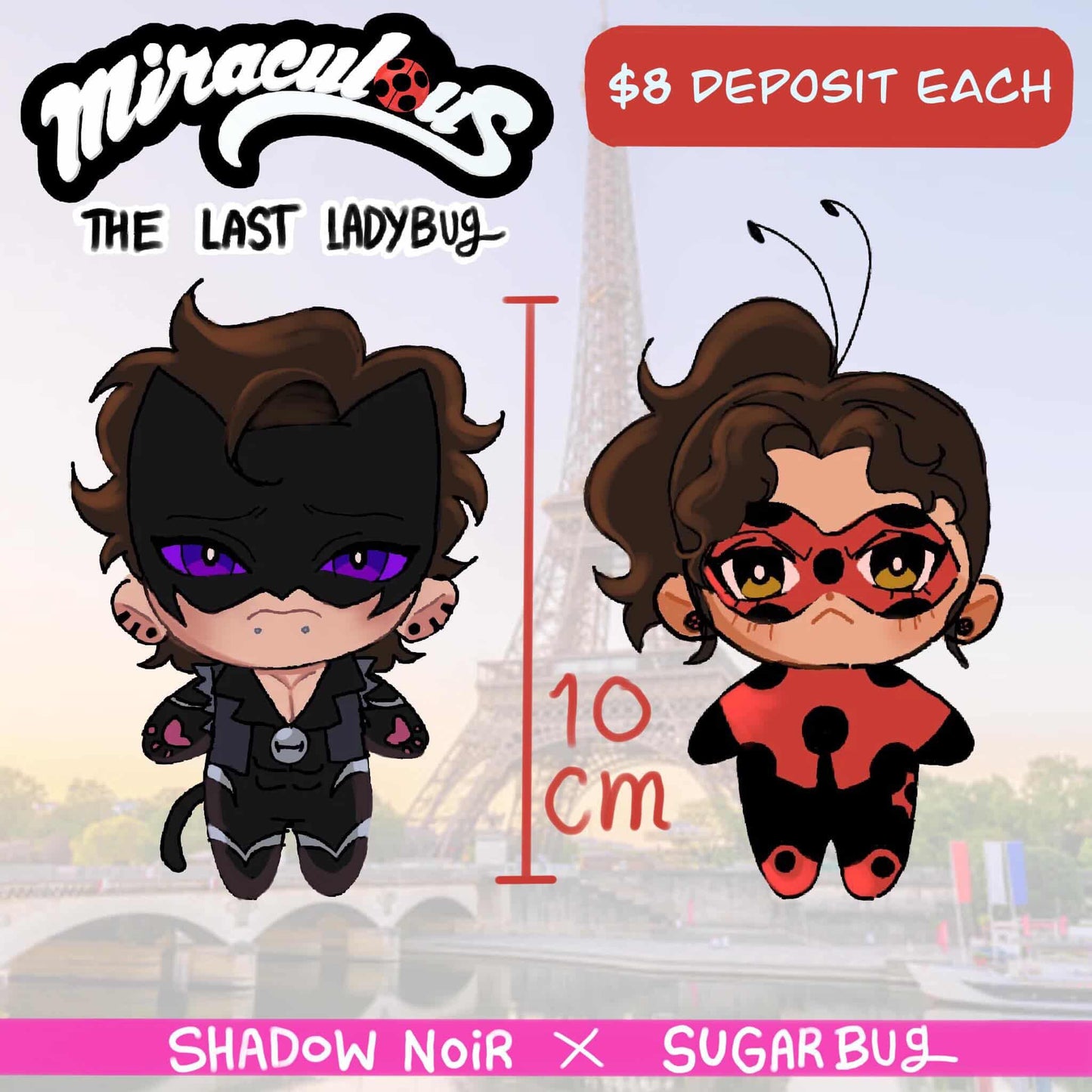 Miraculous Plushie Sample Production Crowdfunding