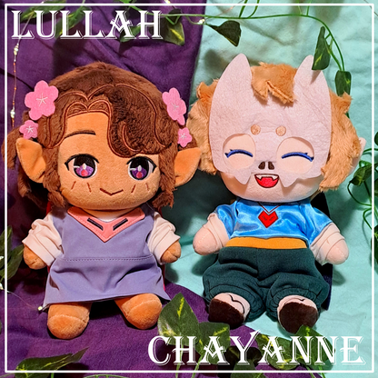 Lullah & Chayanne Plushies