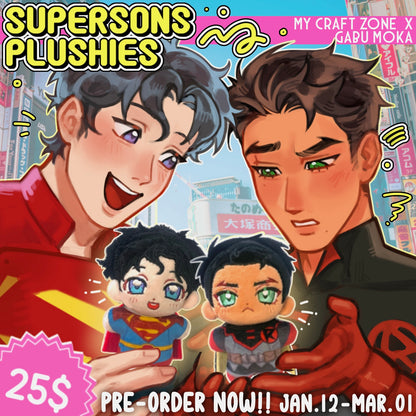 SUPERSONS PLUSHIES PRE-ORDER