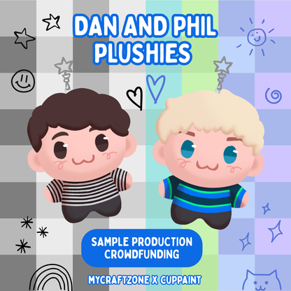 [sample production] Dan and Phil plushies