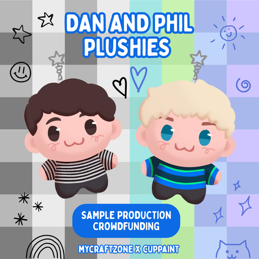 [sample production] Dan and Phil plushies