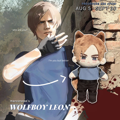 Wolfboy Leon Kennedy Plushie