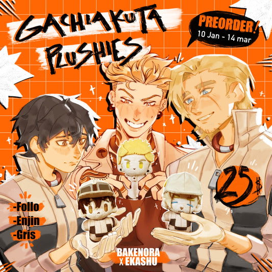 Gachiakuta Plushies
