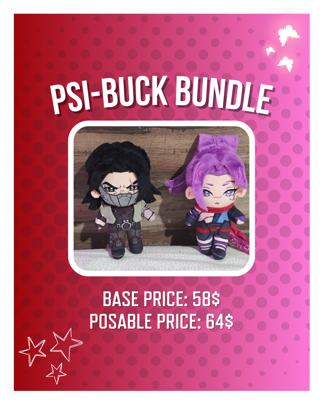 [in production]PSI-BUCK PLUSHIES
