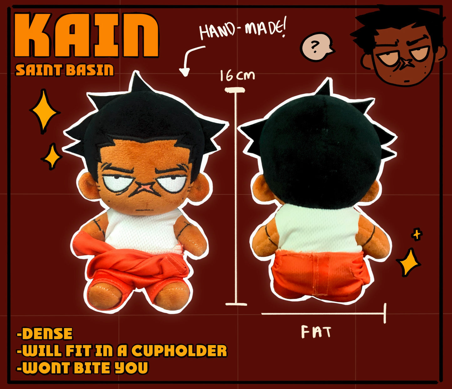 [in production]KAIN PLUSHIE [SAINT BASIN]