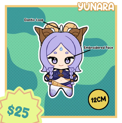 [sample production] Zeri & Yunara Plush Pendants!