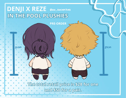 DENJI AND REZE plushies