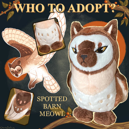 Meowl Plushies