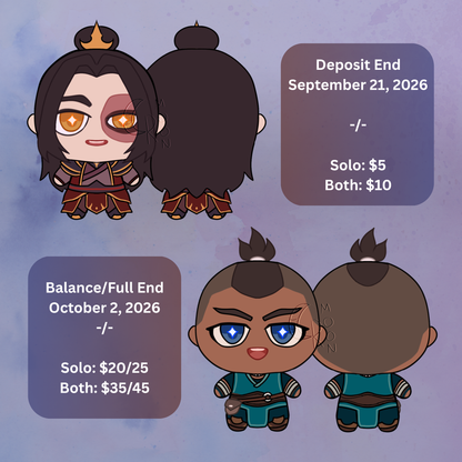 Zukka Plushies Sample Crowdfunding