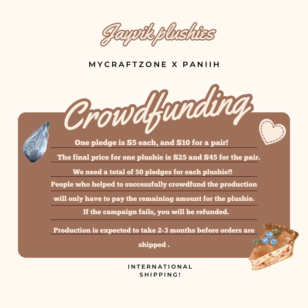 Jayvik Hex-Bakery Plushies Sample Crowdfunding