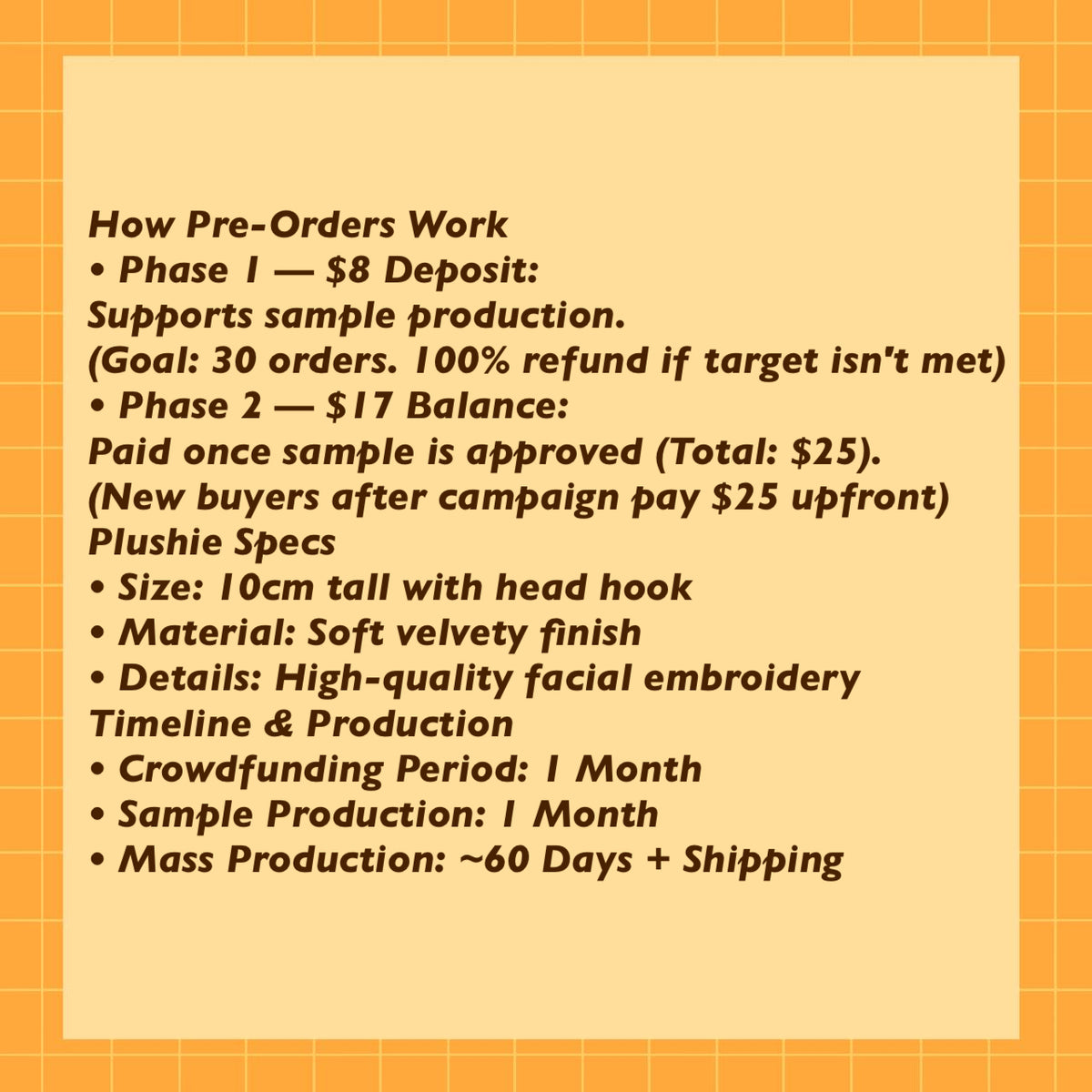 Yuugo & Lucas Plushie sample crowdfunding