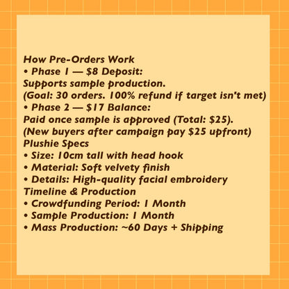 Yuugo & Lucas Plushie sample crowdfunding