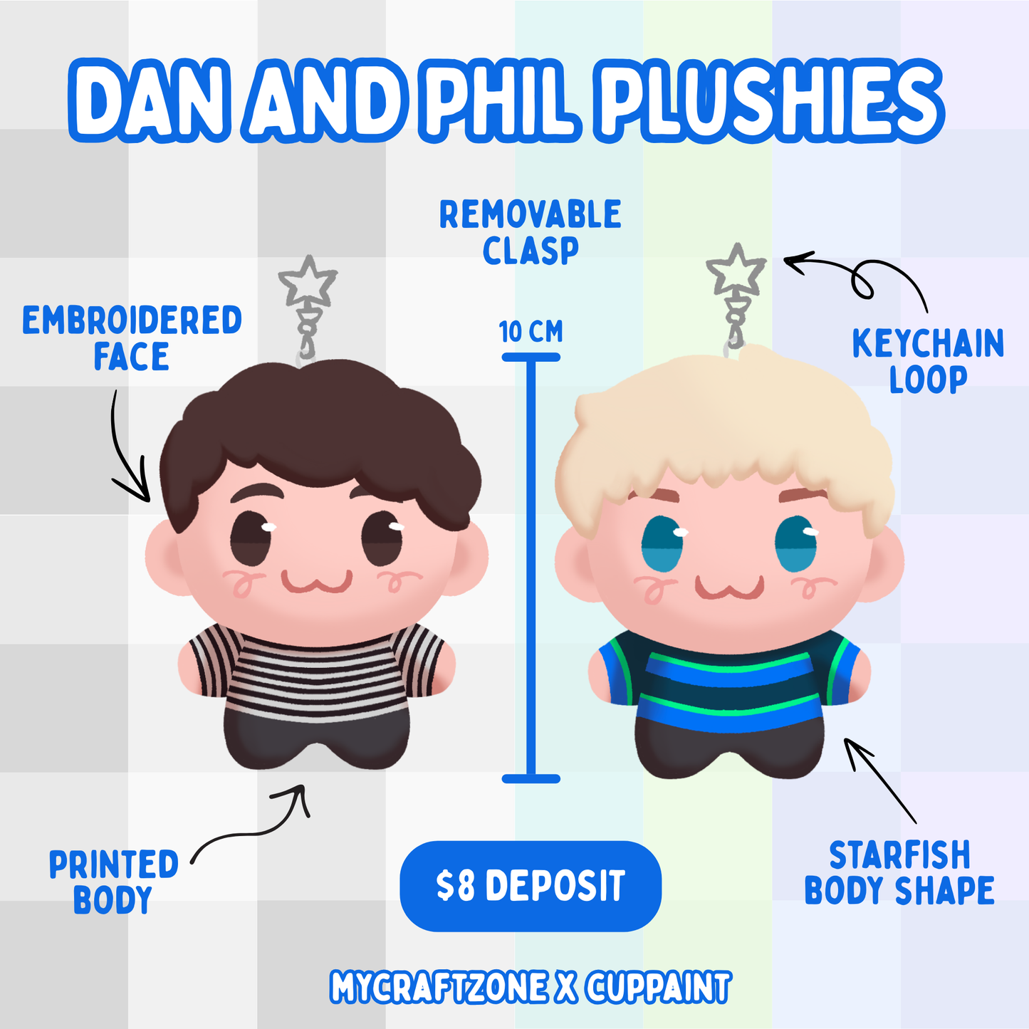 [sample production] Dan and Phil plushies