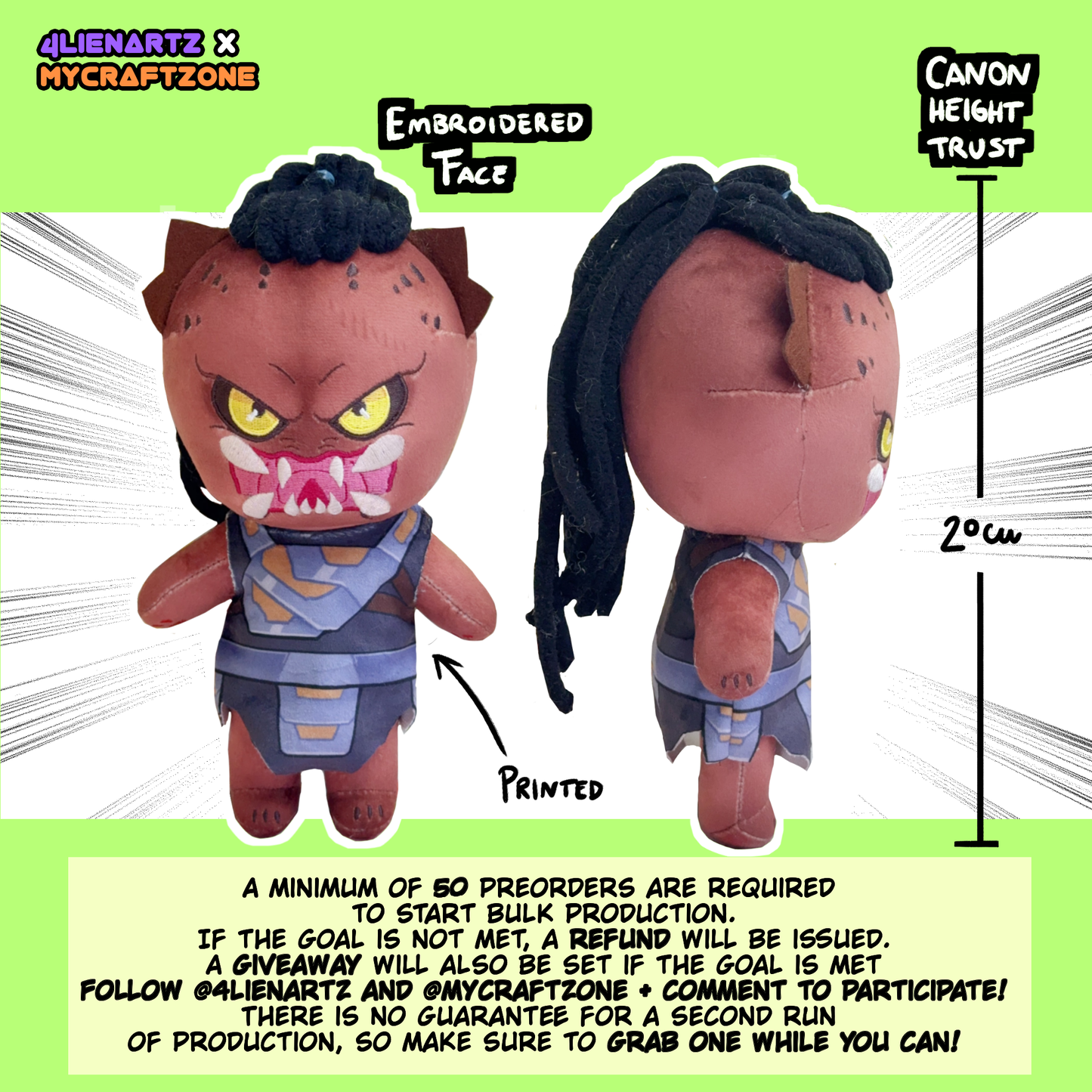 DEK-Predator Badlands-Plushie
