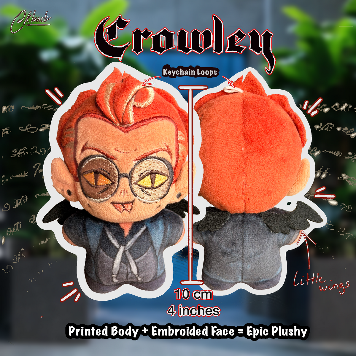 Good Omens Ineffable Husbands 10cm Plushies