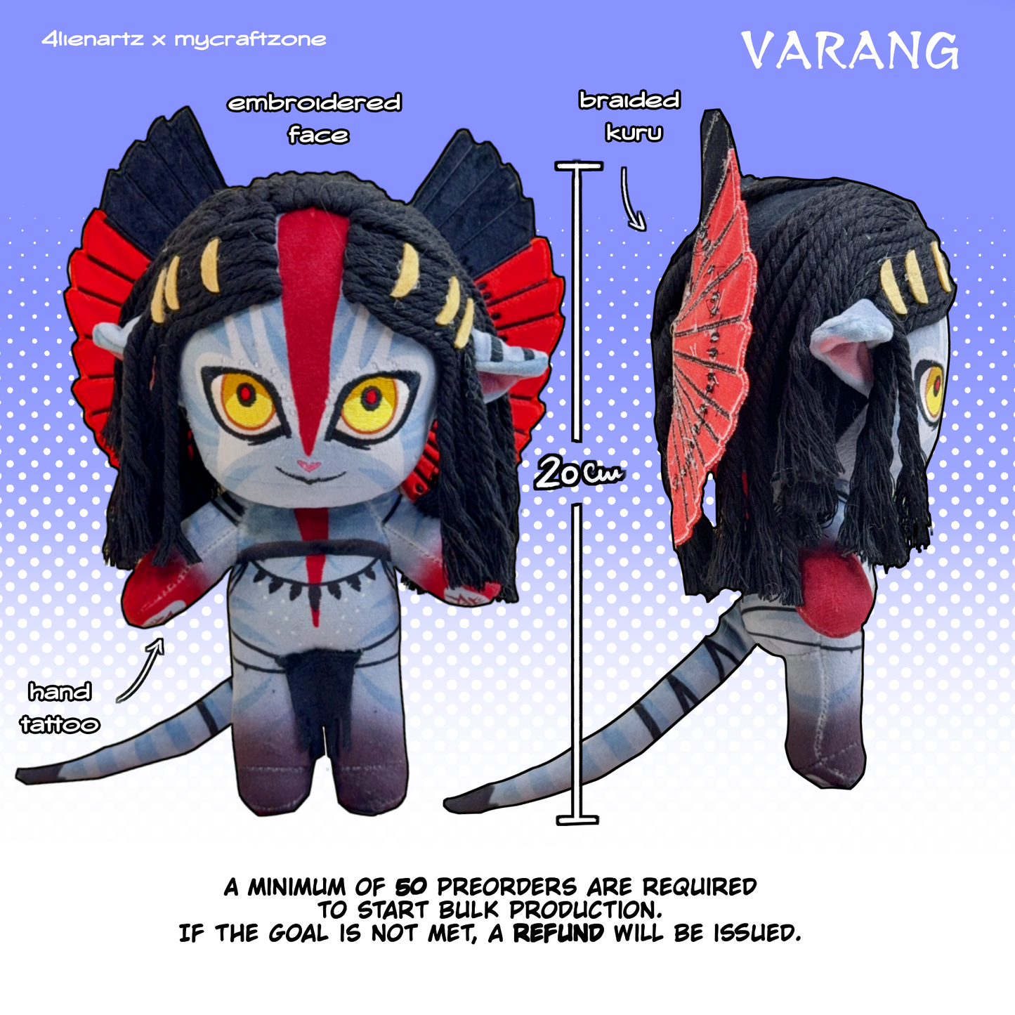 NEYTIRI & VARANG-Avatar-Plushies