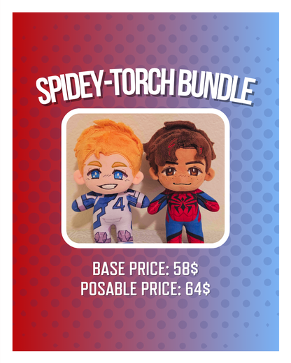 Flaming-Spider-Fist Plushies