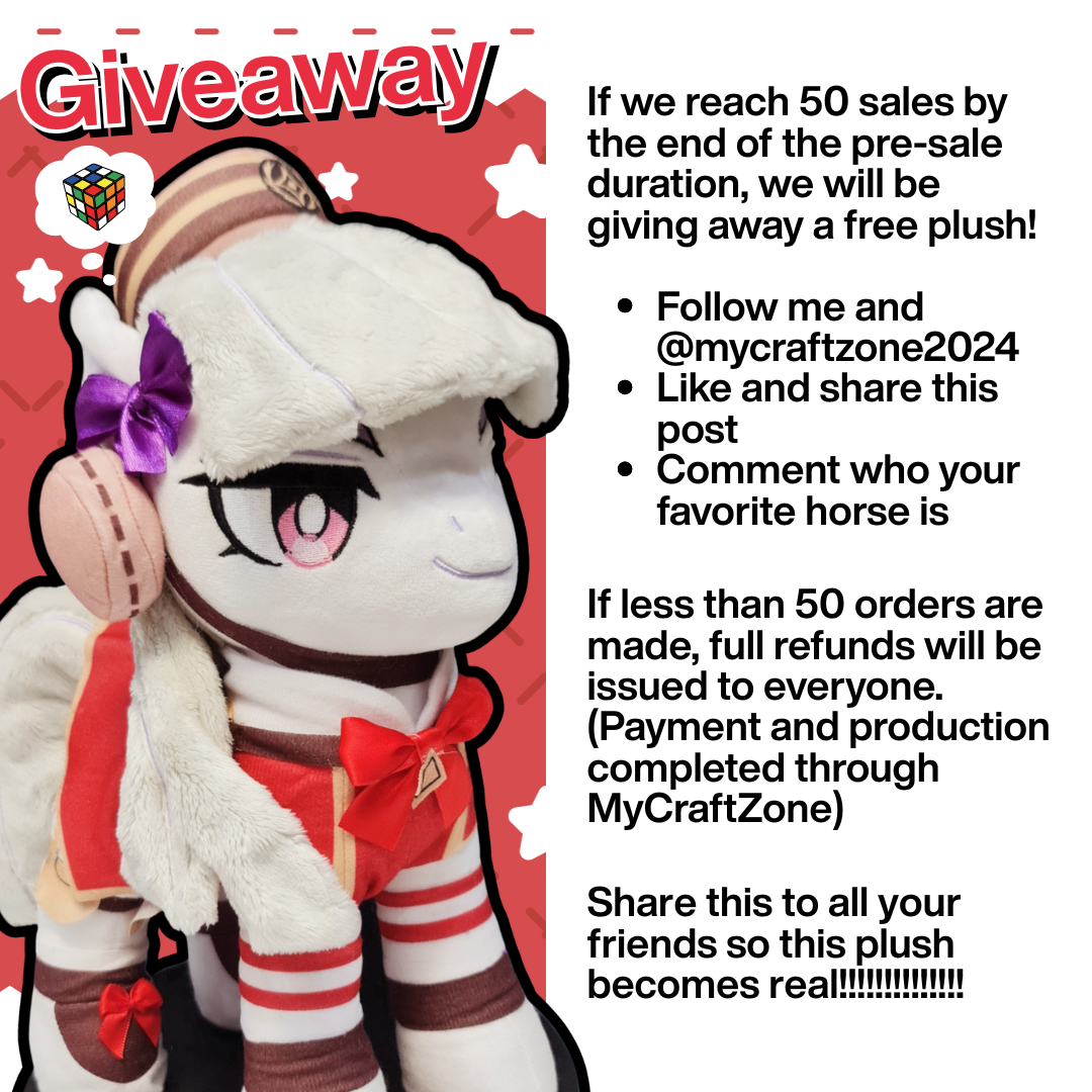 [in production] Pony Golshi Plush