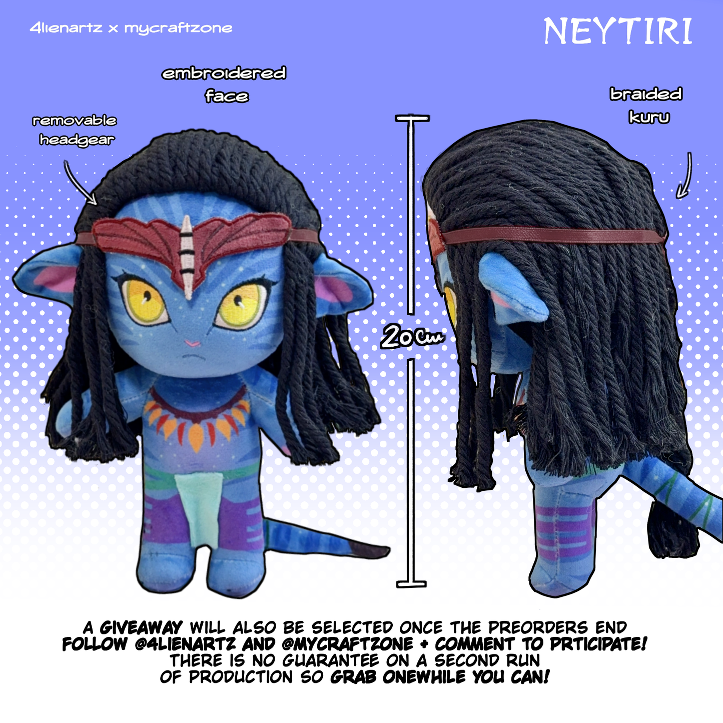 NEYTIRI & VARANG-Avatar-Plushies