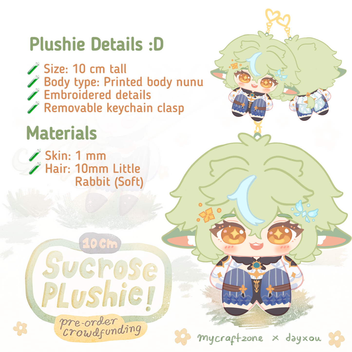 [sample production] Sucrose plushie