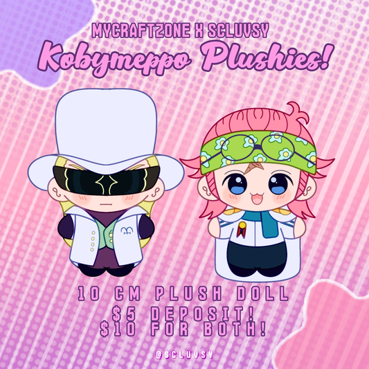 Fan-Made Kobymeppo Plushies – Sample Crowdfunding