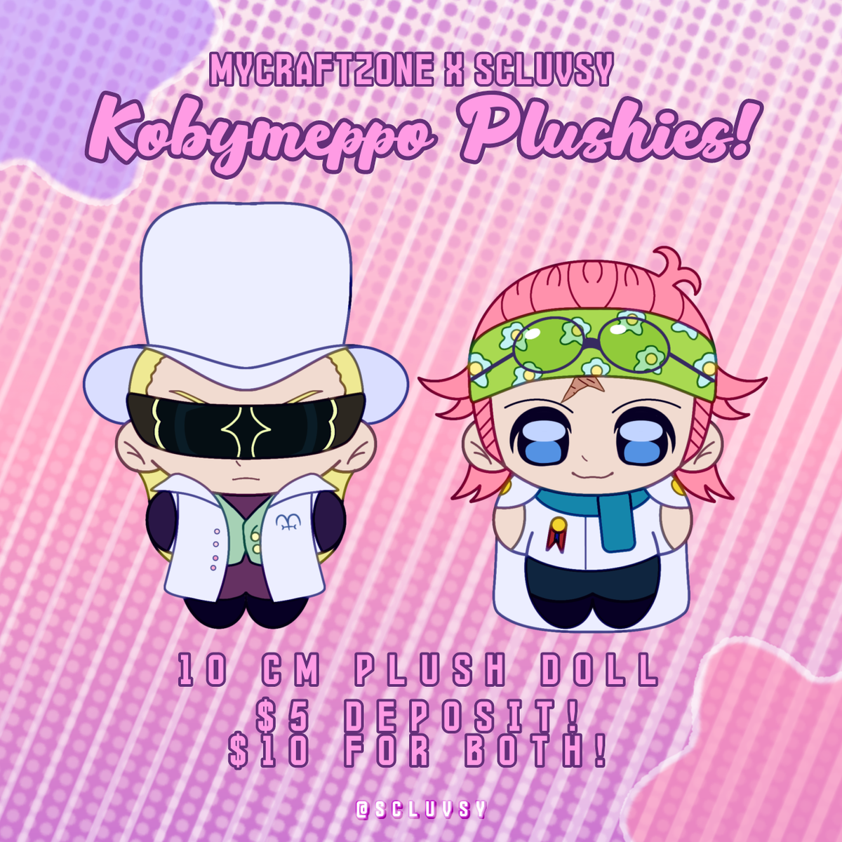 Fan-Made Kobymeppo Plushies – Sample Crowdfunding