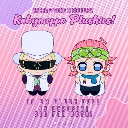 Fan-Made Kobymeppo Plushies – Sample Crowdfunding