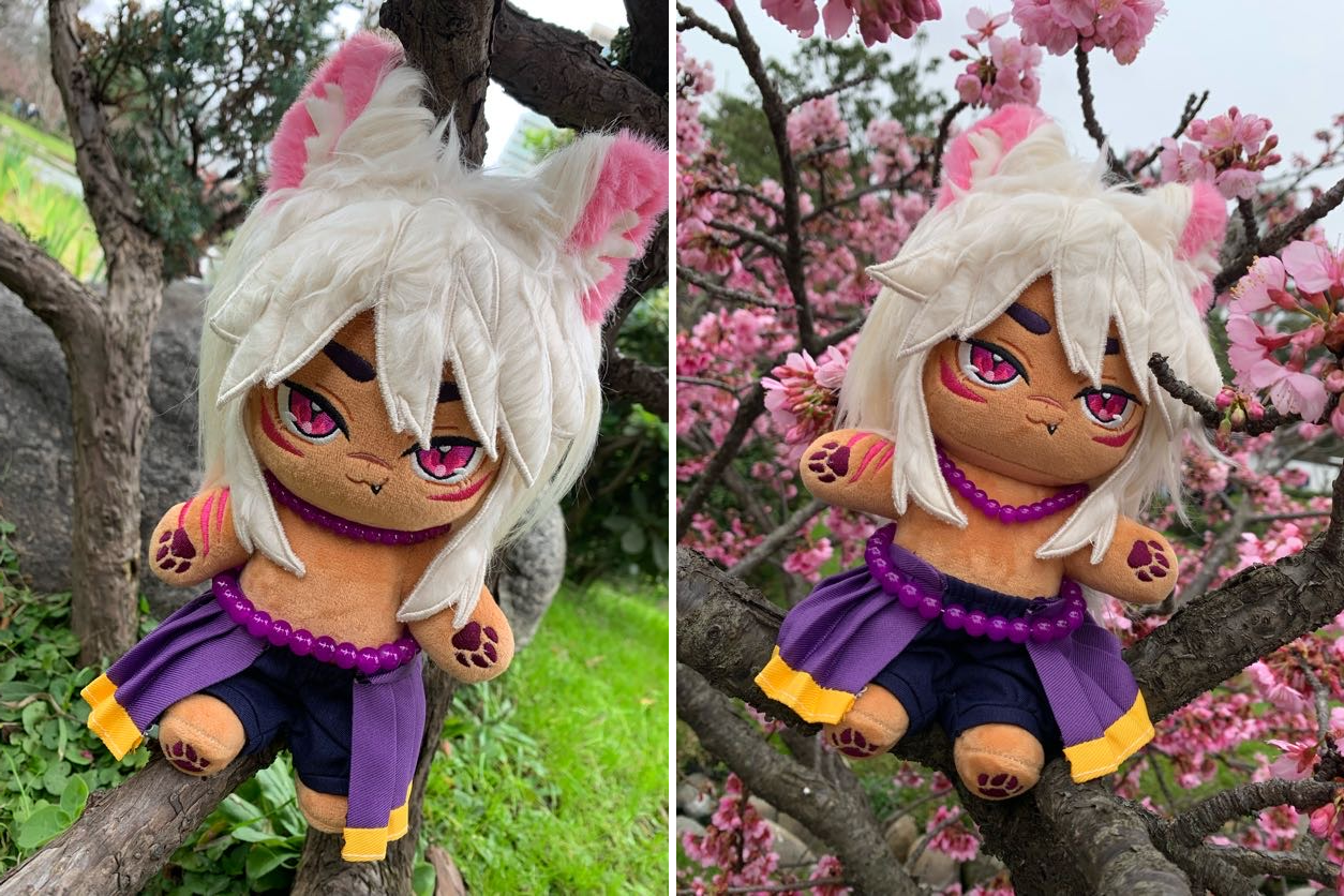 Sett & Aphelios plushies - Spirit Blossom