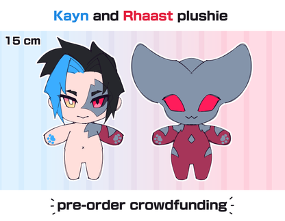 [sample production] Kayn x Rhaast plushie