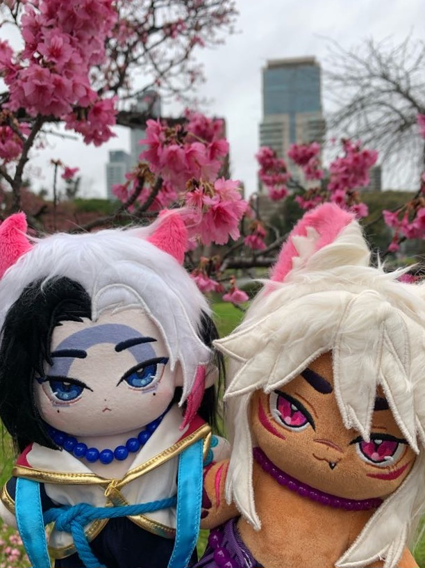 Sett & Aphelios plushies - Spirit Blossom